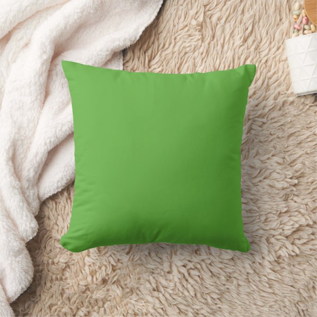 Coussin Accent vert pomme clair minimaliste (Couverture)