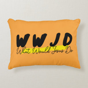 Coussin accent WWJD – « Que ferait Jésus »