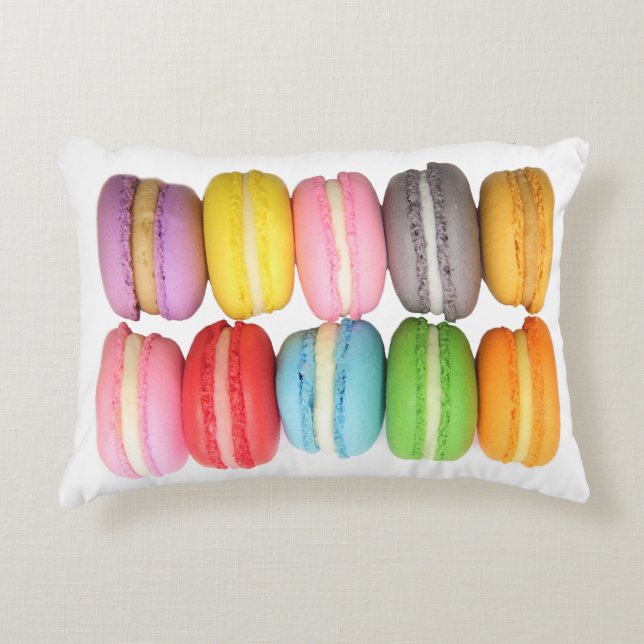 Coussin accentuation Macarons (Devant)