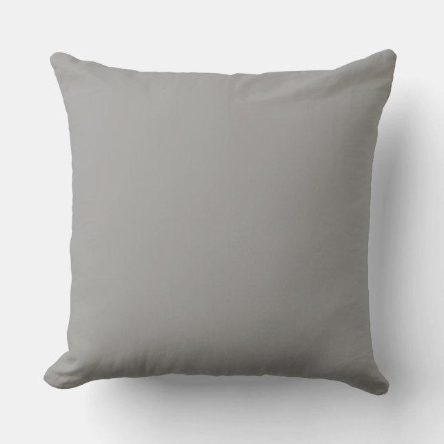 Coussin Accessoire de neutre de gris argenté "d'ÉLÉGANCE (Recto)