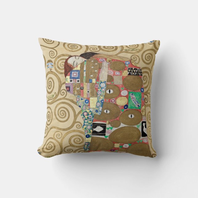 Coussin Accomplissement de Gustav Klimt (Recto)