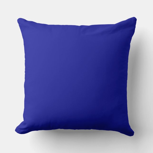 Coussin Accueil Accents de déco Cobalt Bleu (Recto)