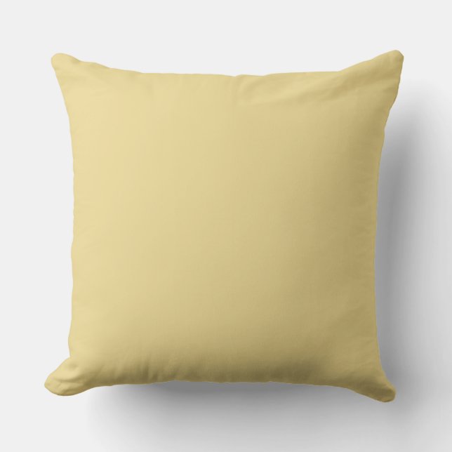 Coussin Accueil Décor Accents Jaune pâle (Recto)