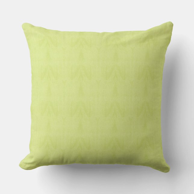 Coussin Accueil Décor Accents Jaune verdâtre (Recto)