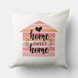 Coussin Accueil Sweet Home Jeu d'oreiller
