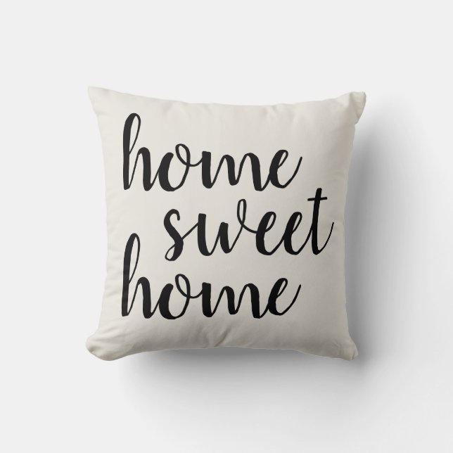 Coussin Accueil Sweet Home Jeu d'oreiller (Recto)