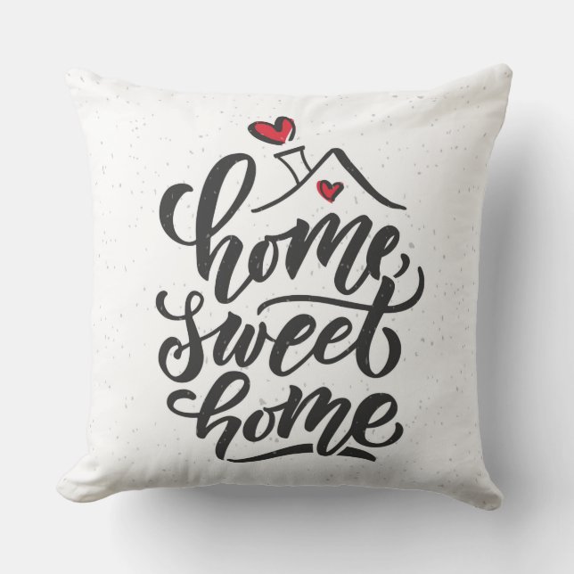 Coussin Accueil Sweet Home Jeu d'oreiller (Recto)
