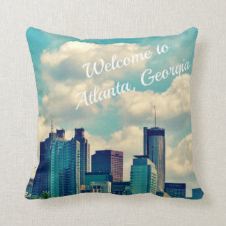 Coussin Accueil vers Atlanta, la Géorgie