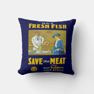 Coussin Acheter du poisson frais ~ Sauvez la viande