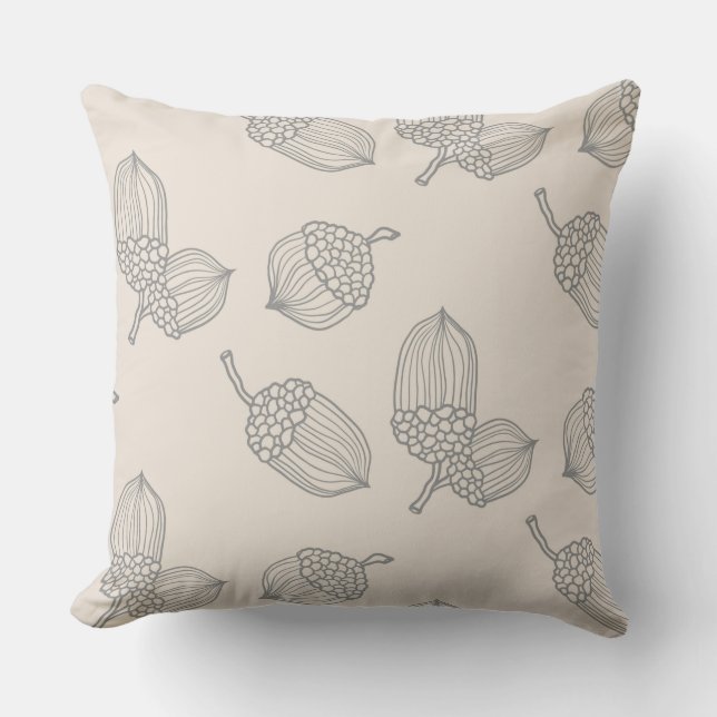 Coussin Acorn Cream/Mulberry Designer (Recto)