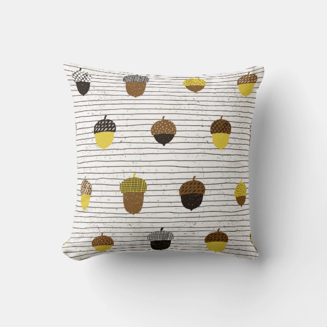 Coussin Acornes d'automne : Vibes Vintages (Recto)