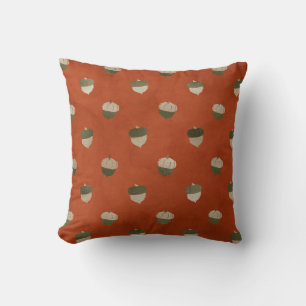 Coussin Acorns réversibles et plaid automne
