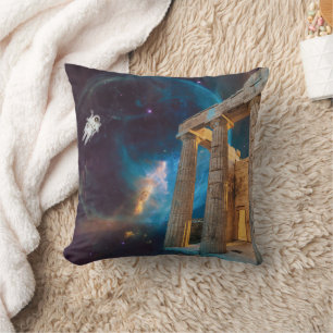 Coussin Acropole du Parthénon La Grèce rencontre l'espace