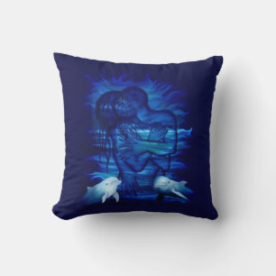 Coussin Acte de passion - paire avec paire dauphin