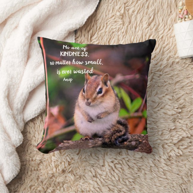 Coussin Actes De Gentillesse Citation Inspirationnelle Chi (Couverture)