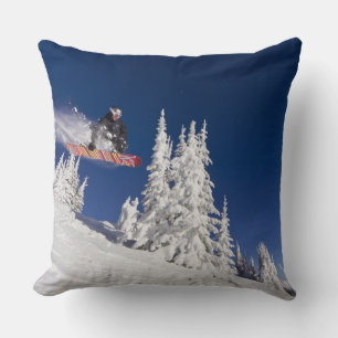 Coussin Action de snowboard à Whitefish Mountain Resort