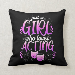 Coussin Actrice féminine comédie musicale de Broadway