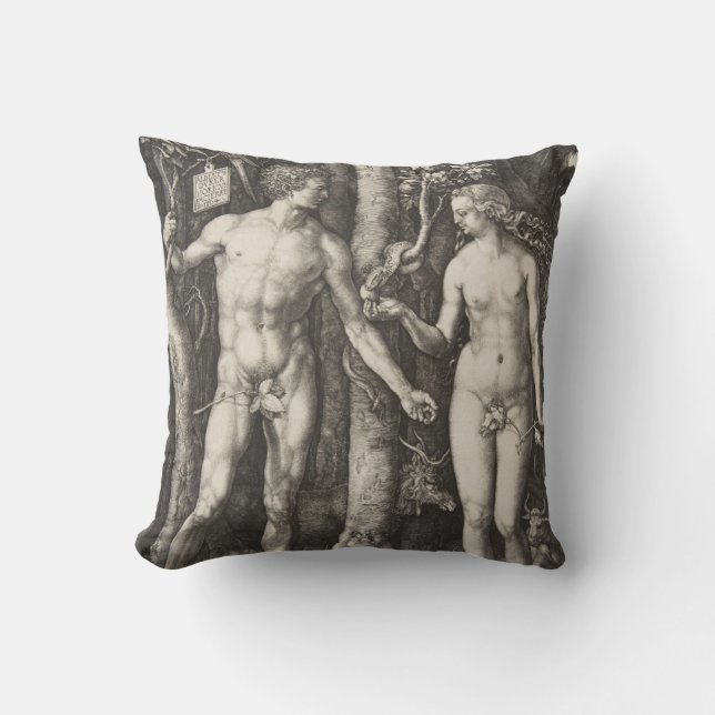 Coussin Adam et Ève, 1504 (Recto)