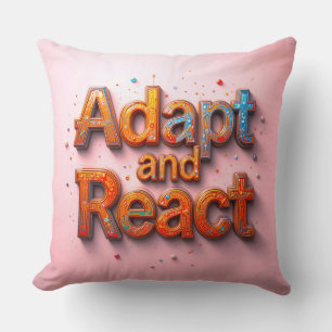 Coussin Adaptez et réagissez le polyester 50,8 cm x 50,8 c