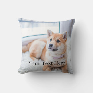 Coussin Add Your Photo and Text 2 Sided Customized