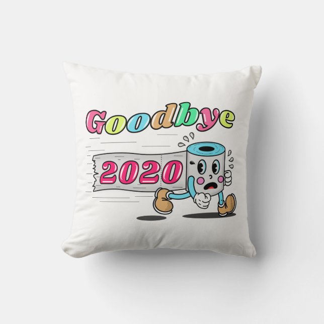 Coussin Adieu 2020 - C’est enfin terminé (Recto)