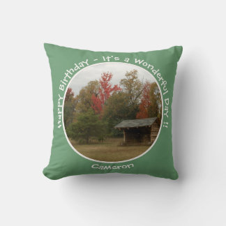 Coussin Adirondack Lean-to en automne Anniversaire Article