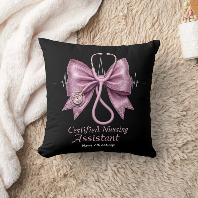 Coussin Adjointe en soins infirmiers certifiée CNA Coquett (Couverture)