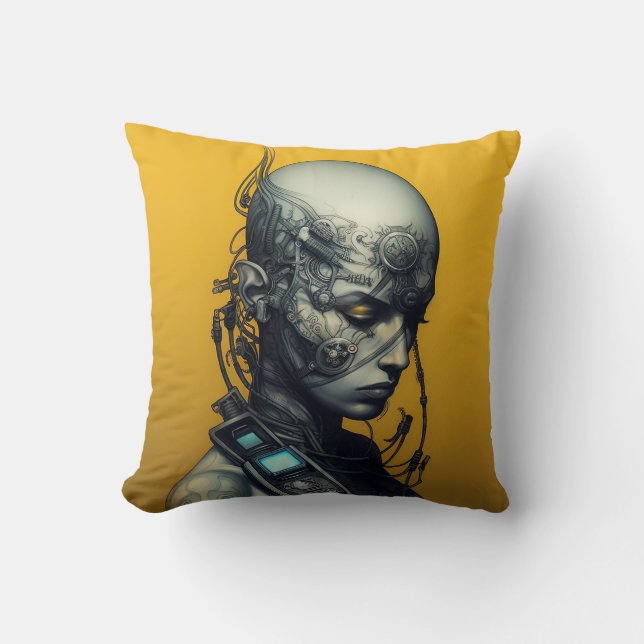 Coussin Ado Cool Cyborg Girl (Recto)