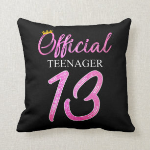Coussin Adolescent officielle Princesse 13e anniversaire 2