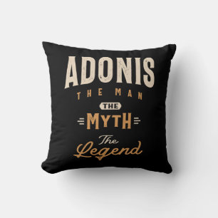 Coussin Adonis Nom personnalisé - Drôle Adonis