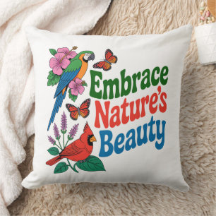 Coussin Adopter la beauté de la nature