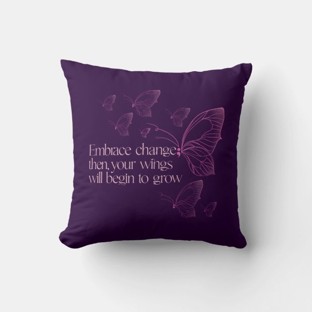 Coussin Adopter le changement (Recto)