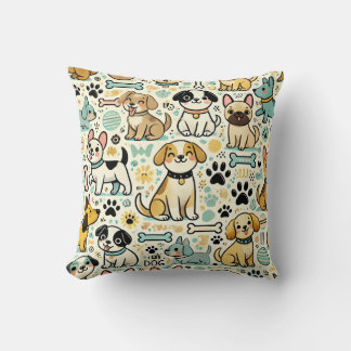 Coussin Adorable Chien Motif Cushion