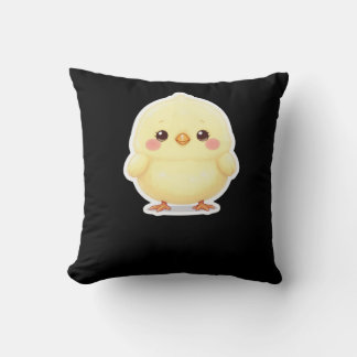 Coussin Adorable Fluffy Chibi Chick