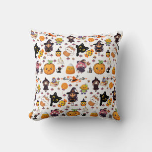 Coussin Adorable Funny Kawaii Motif d'Halloween