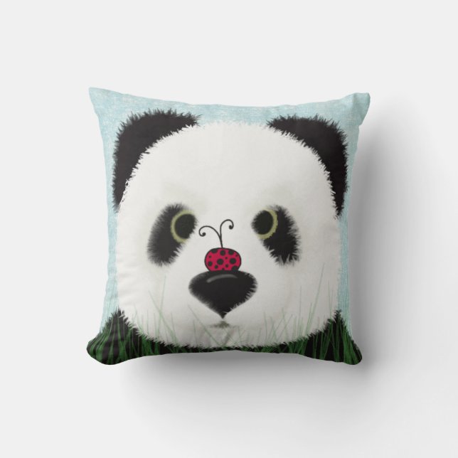 Coussin Adorable Ours De Panda (Recto)