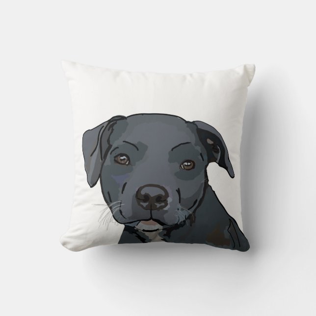 Coussin Adorable personnel bleu (Recto)