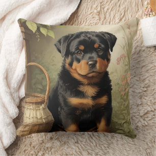 Coussin Adorable Rottweiler