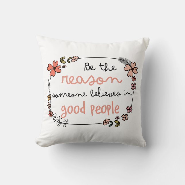 Coussin Adorables Soyez La Raison (Recto)