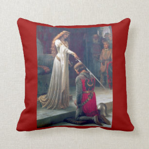 Coussin Adoubé dans le château médiéval