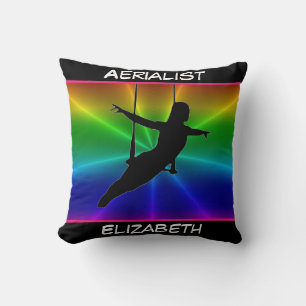 Coussin Aérialiste Arc-en-ciel éclate d'oreiller lancer