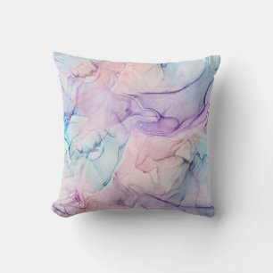 Coussin Aérien Pastel Aquarelle Encre Fantastique Glamour