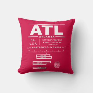 Coussin Aéroport international de Hartsfield-Jackson Atlan