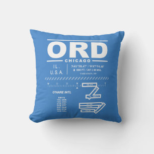 Coussin Aéroport international O'Hare de Chicago ORD