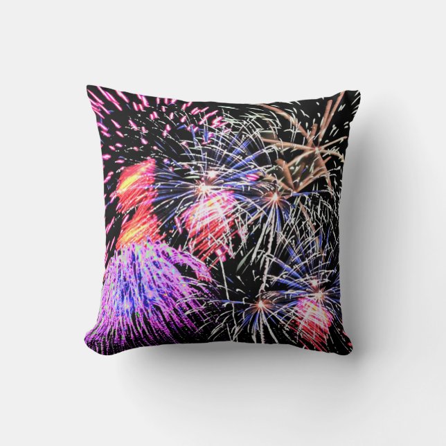 Coussin Affichage Fireworks (Recto)