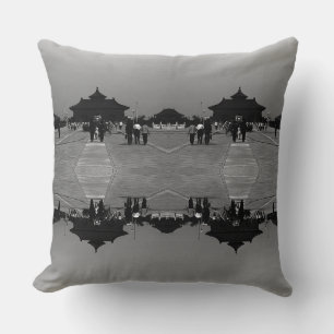 Coussin Affiche de la porte de la cité interdite de Pékin