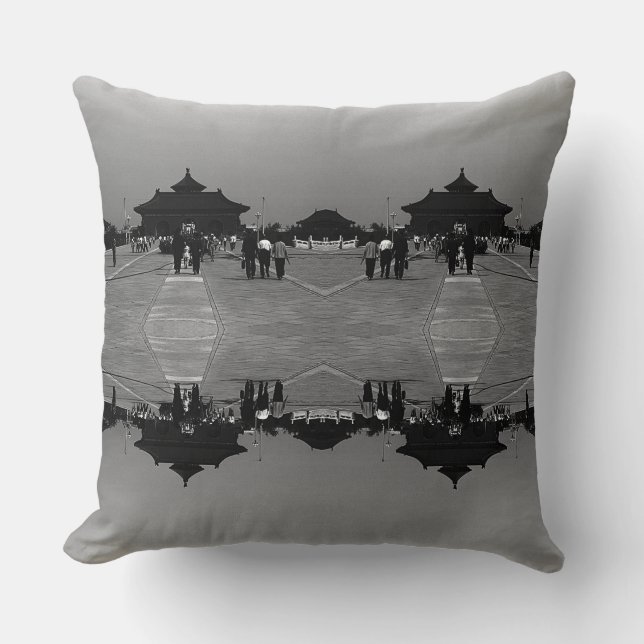 Coussin Affiche de la porte de la cité interdite de Pékin  (Recto)