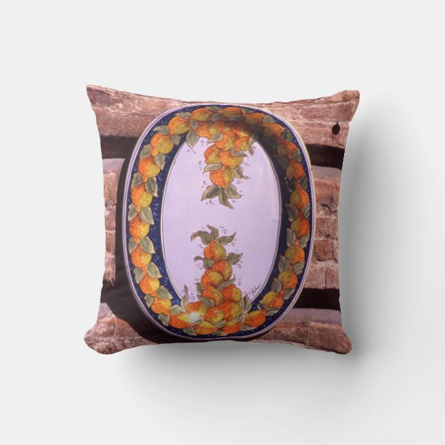 Coussin Affiche de plaque de plat de service en poterie (Recto)