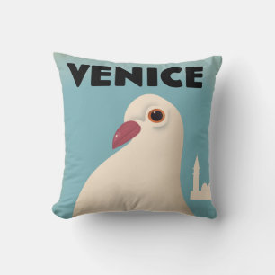 Coussin Affiche de voyage de style Vintage londonien.