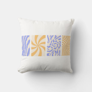 Coussin Affiche Hippie les années 70 style super